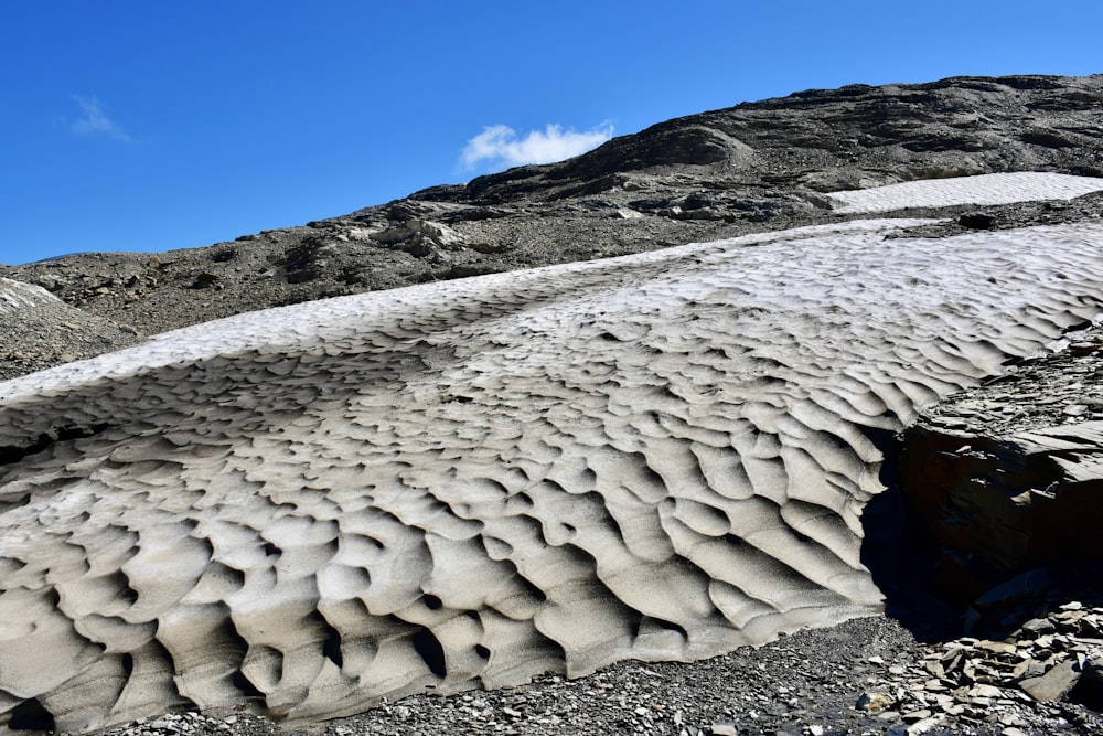 white sand under blue sky during daytime