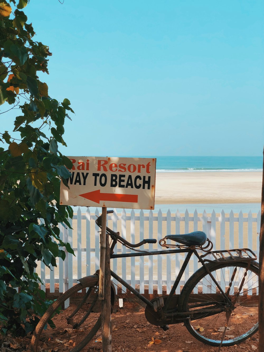 brown wooden fence near beach during daytime