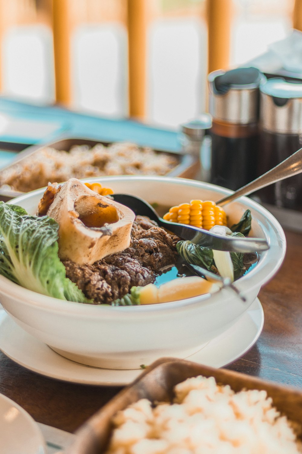 cooked food on white ceramic bowl