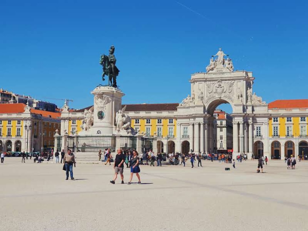 travelers stories about Landmark in Praça do Comércio, Portugal