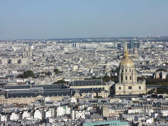 aerial view of city buildings during daytime in Champ de Mars France