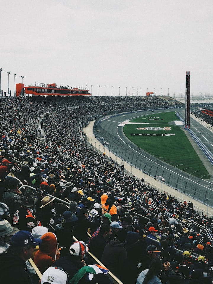 The driver broke his arm on the first lap and finished in the top 10. Incredible willpower