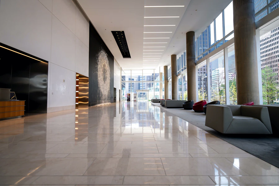 Bright, modern healthcare building