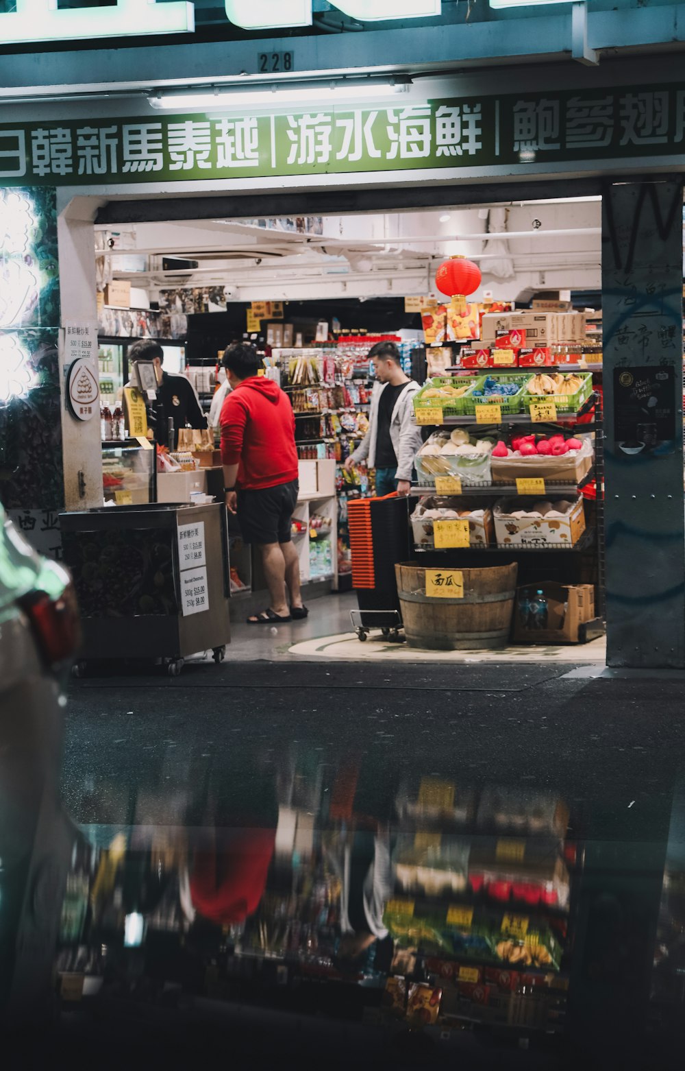 people in market during daytime