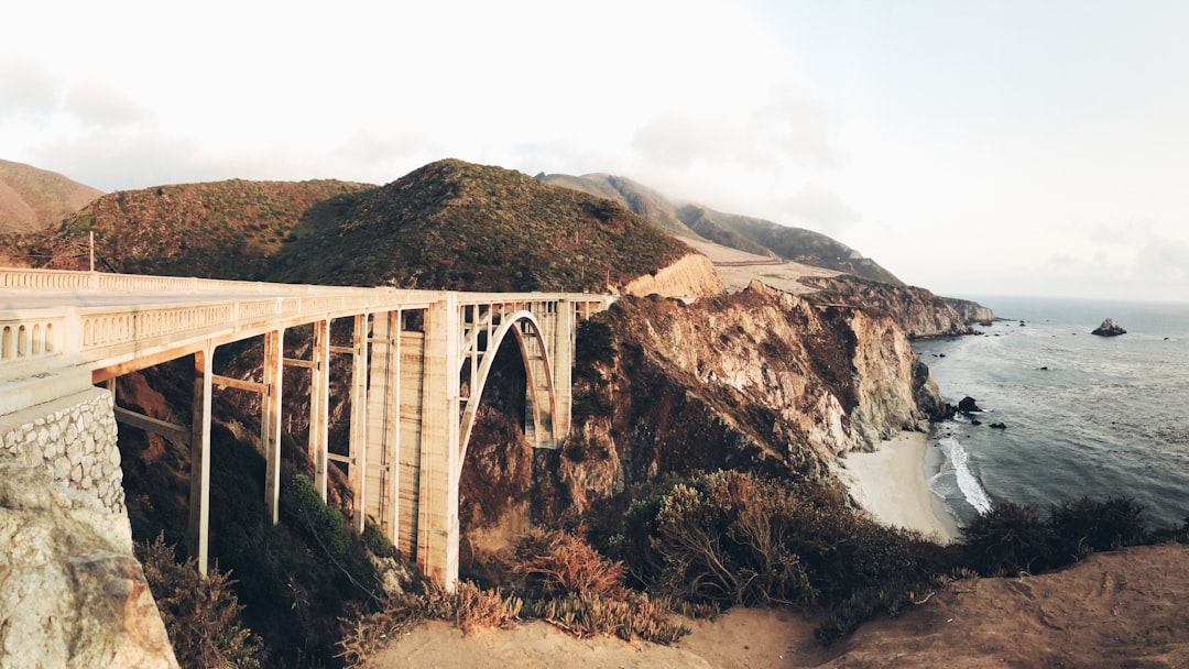 white bridge over the river