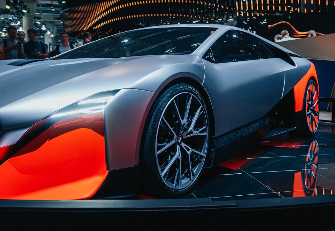 silver and orange lamborghini aventador