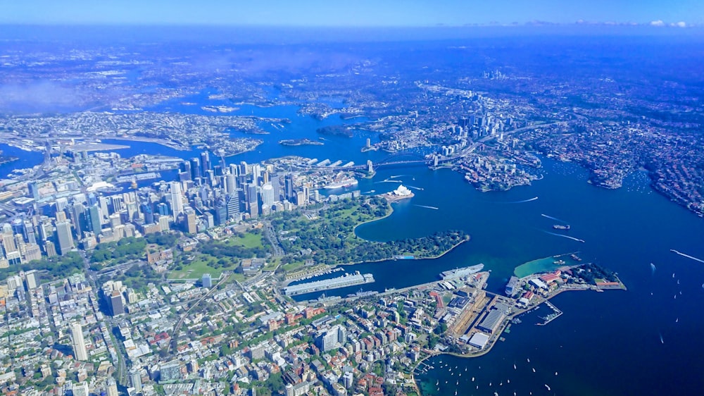 aerial view of city buildings during daytime