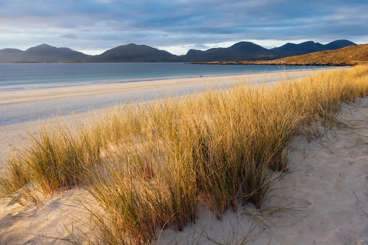 Beach and hills in the Outer Hebrides