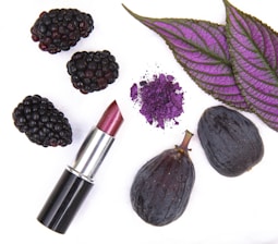 purple and black round fruit