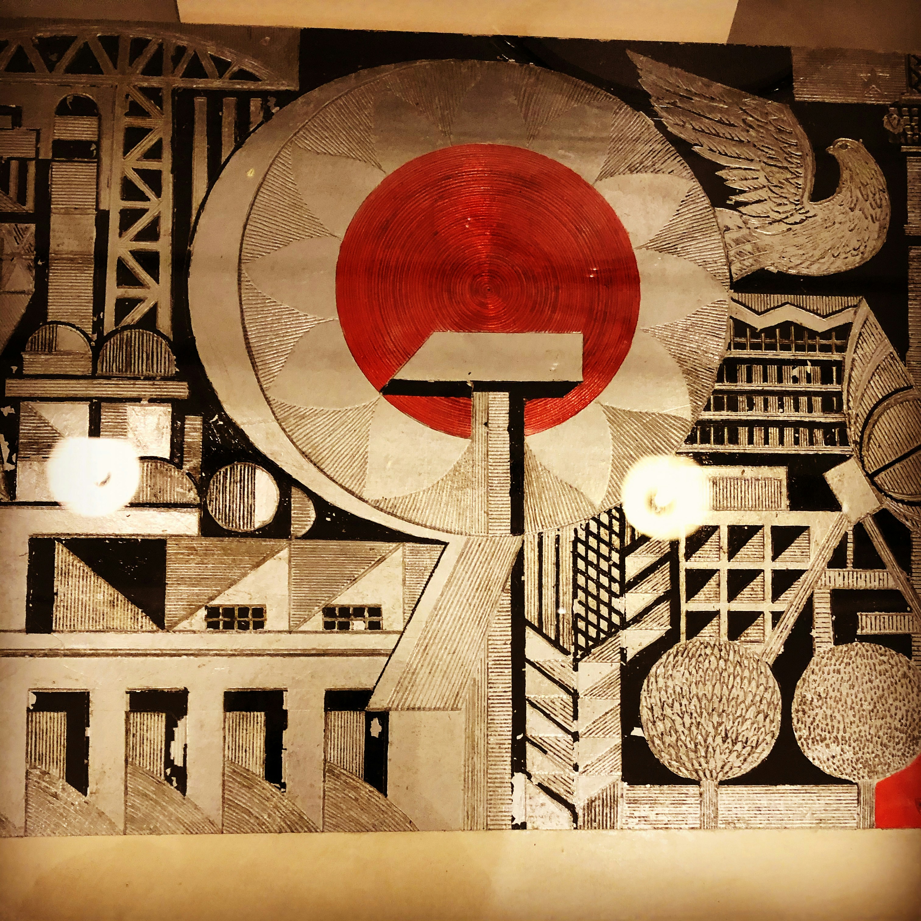 Abstract art symbolizing the balance between ethics and business success.