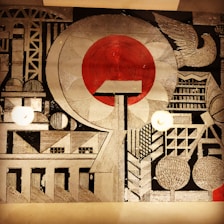 Abstract art symbolizing the balance between ethics and business success.