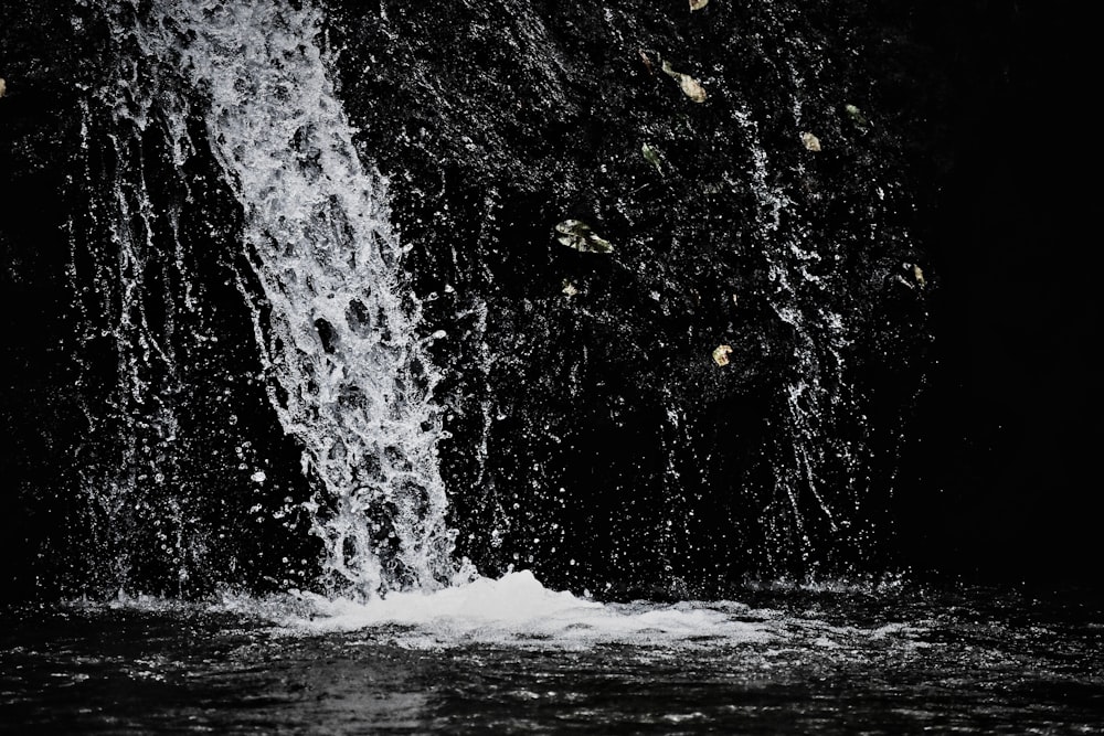 water splash on body of water