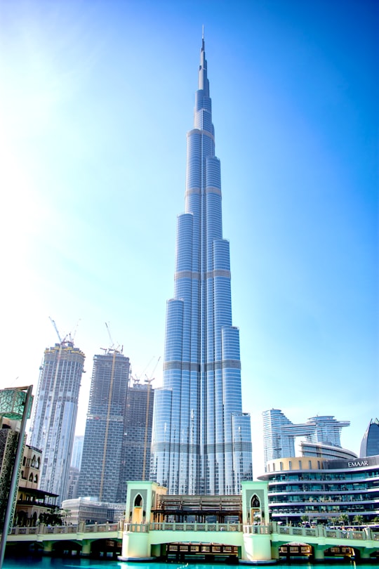 white and gray high rise building in Burj Khalifa United Arab Emirates
