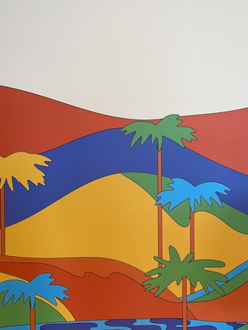 Colorful cartoon-style trunk with a playful Solana background.