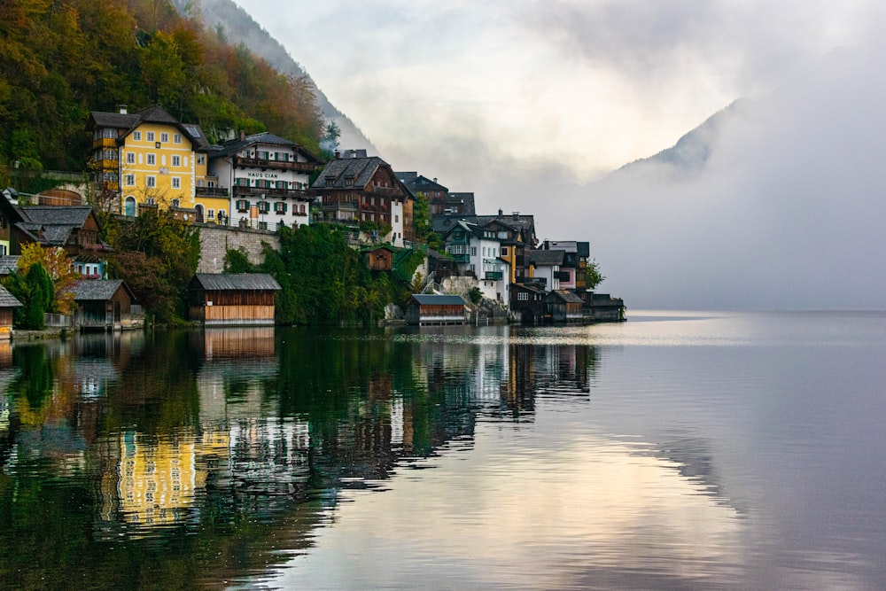 houses near body of water during daytime