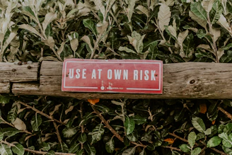 Visual warning sign highlighting investment risks and complexities.