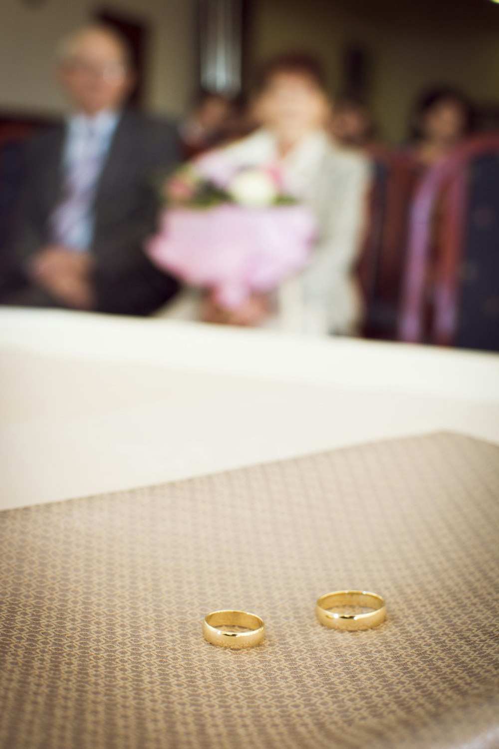 brown wooden table with white table cloth