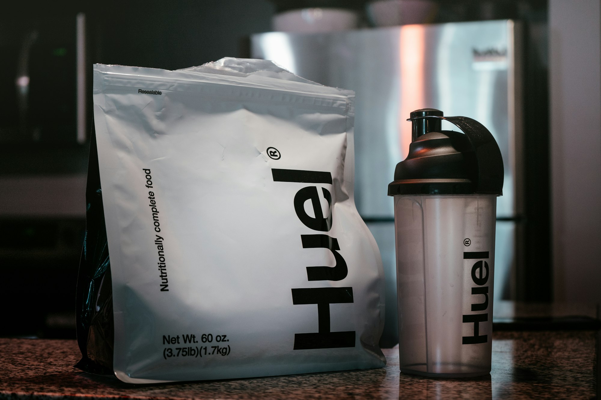 Huel protein powder meal replacement shake