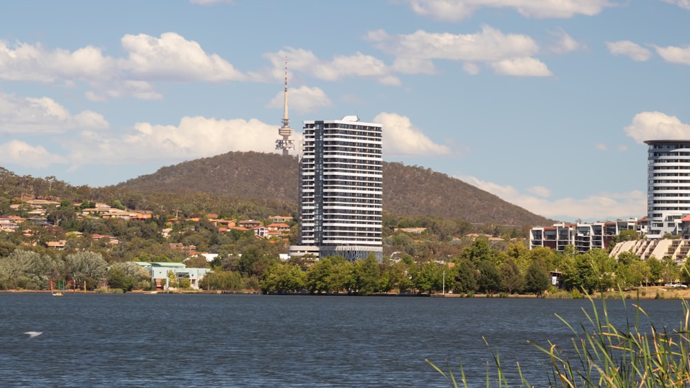 city skyline across body of water during daytime