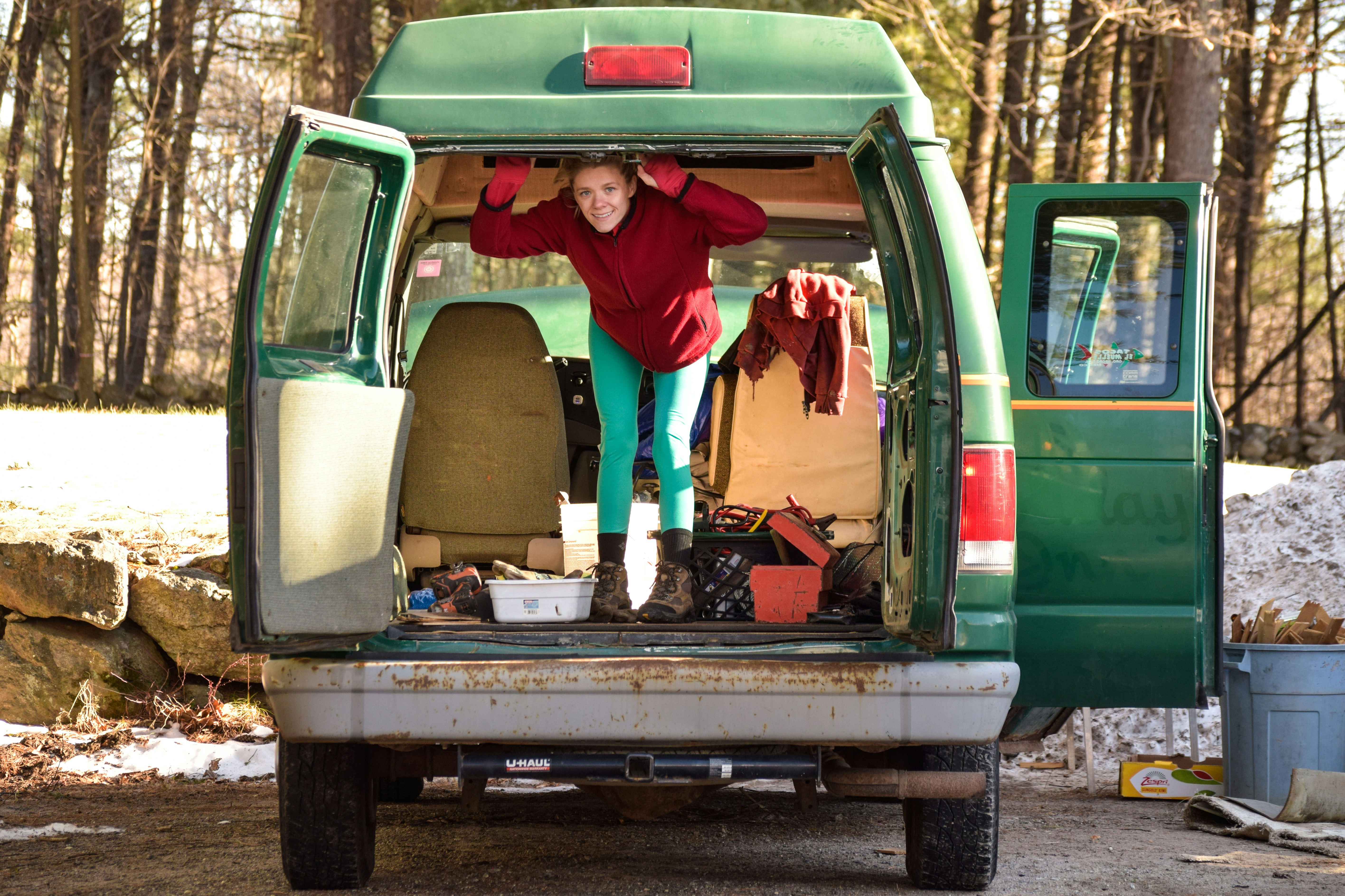 Hitching a Ride with the Movers: Can you travel with man with a van?