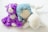 blue and purple bear plush toy
