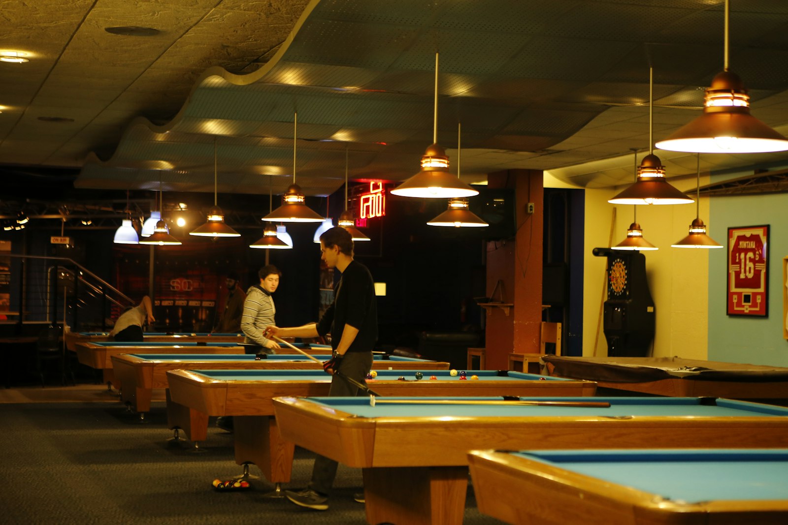 Billiard table with IoT control