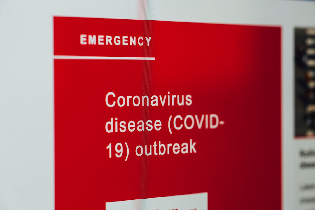 nephthytis, mosaic virus, Coronavirus disease (COVID-19) outbreak – warning alarm message.