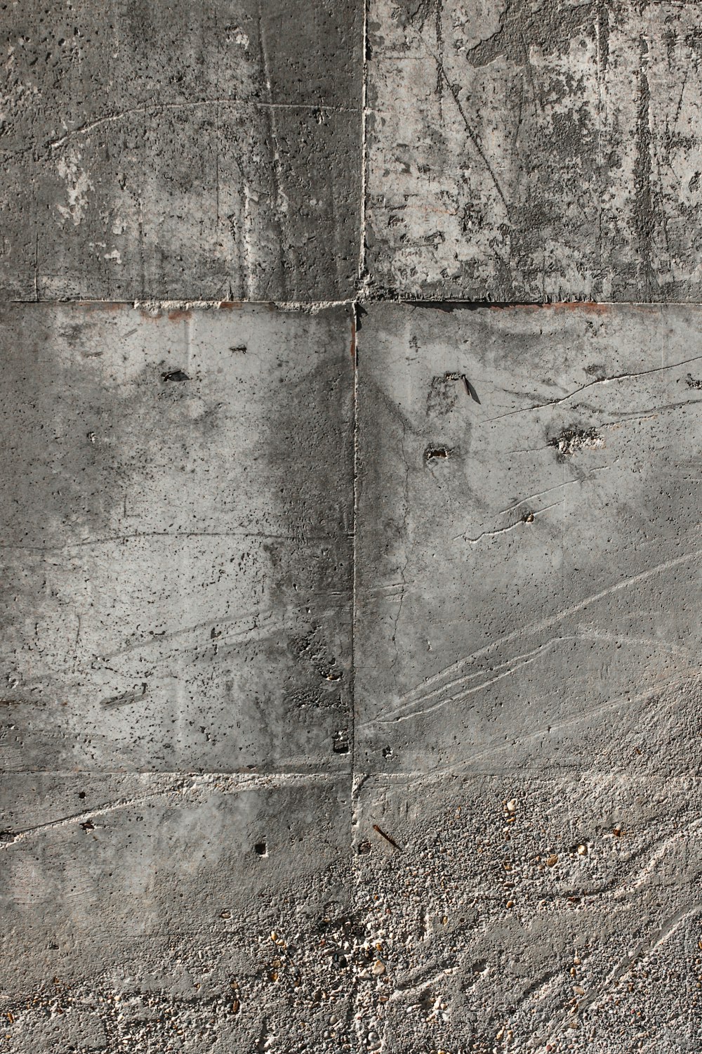 Mur de béton gris et brun