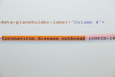 white printer paper with blue text