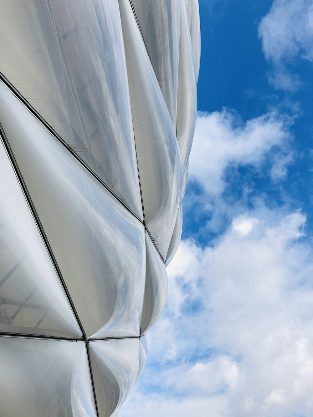 white and blue cloudy sky during daytime