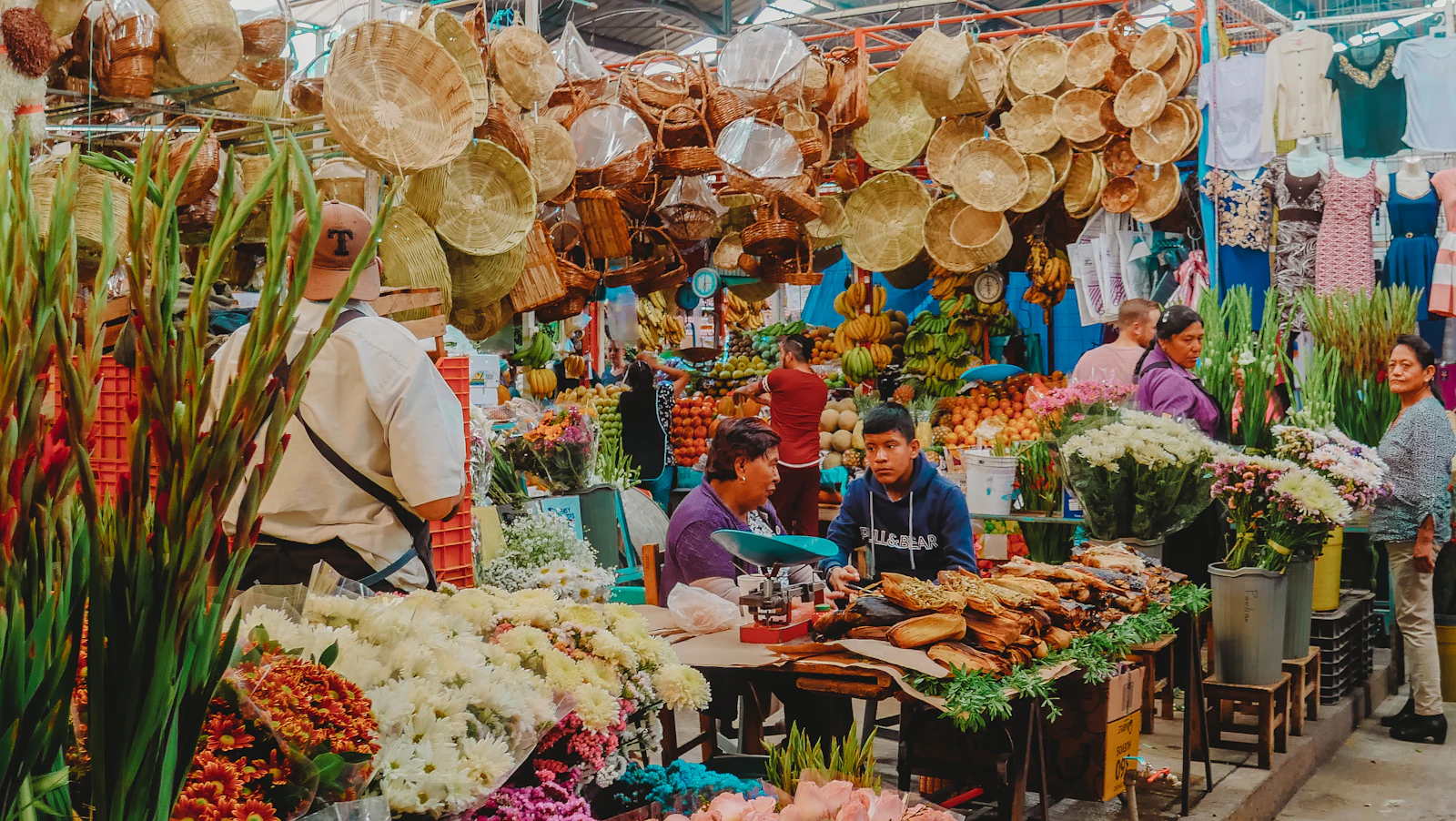 Mercado mexicano tradicional