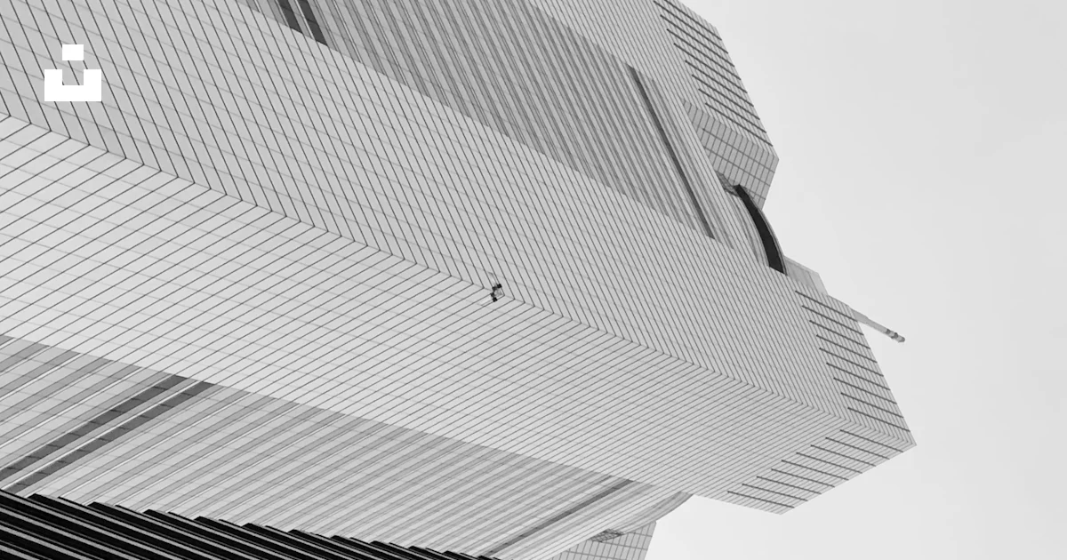 Grayscale photo of high rise building photo – Free Texture Image on ...