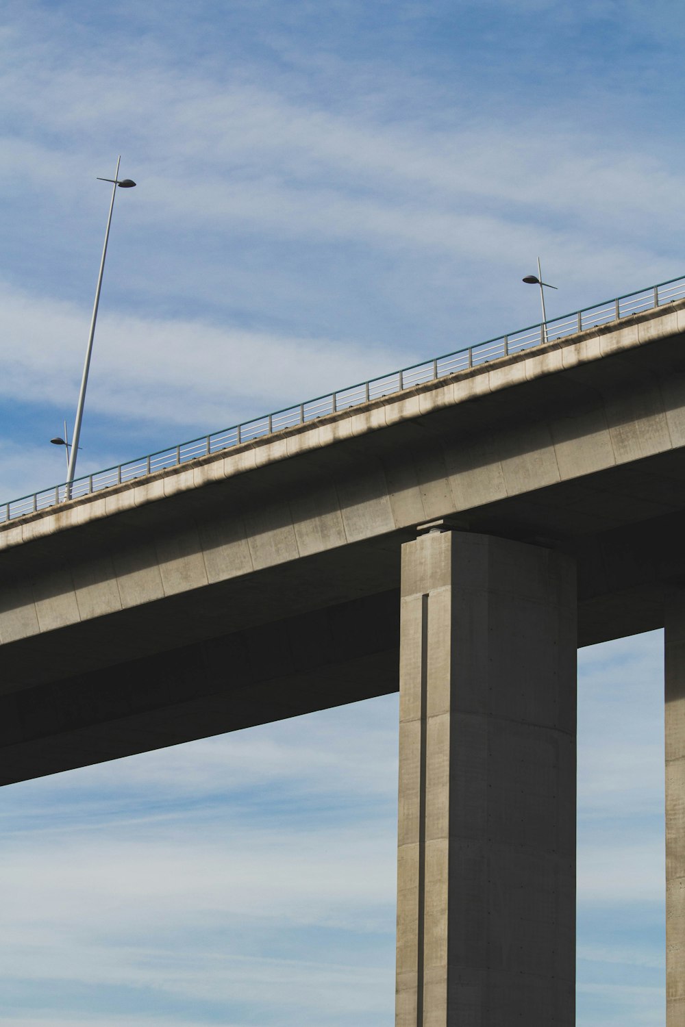 gray concrete bridge under blue sky during daytime