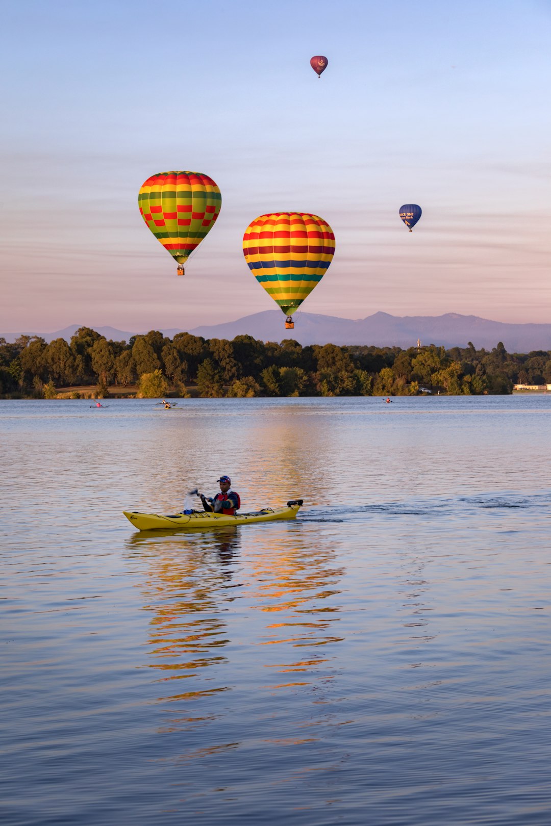 Hot air ballooning photo spot Canberra ACT Australia