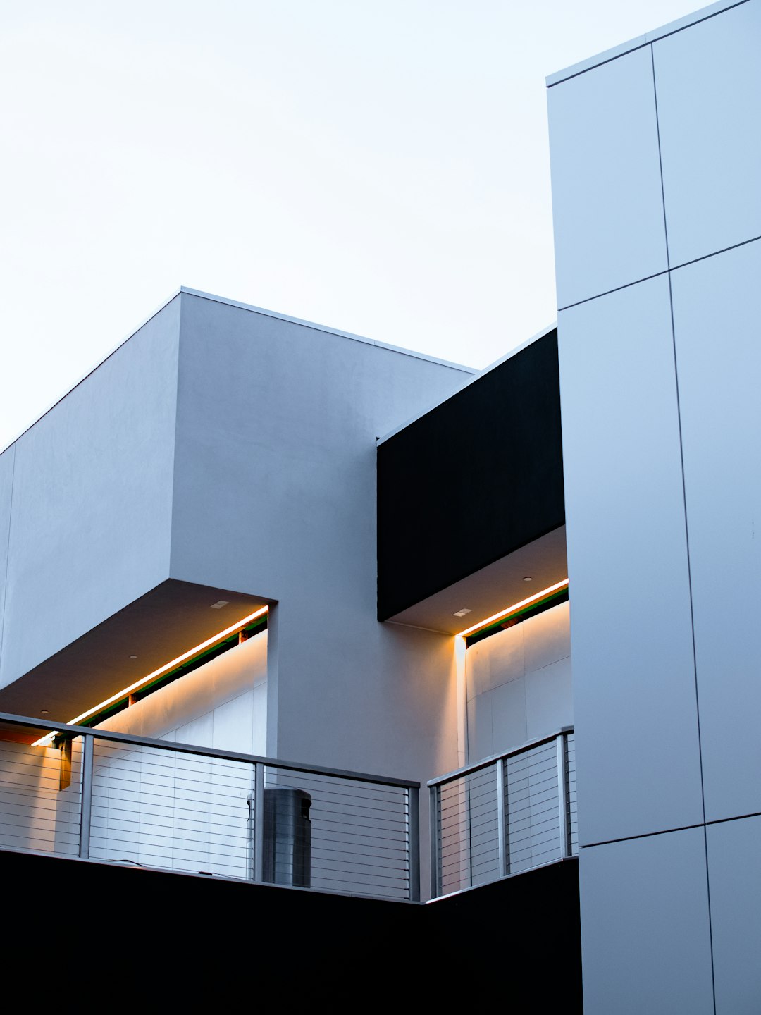 white and black concrete building