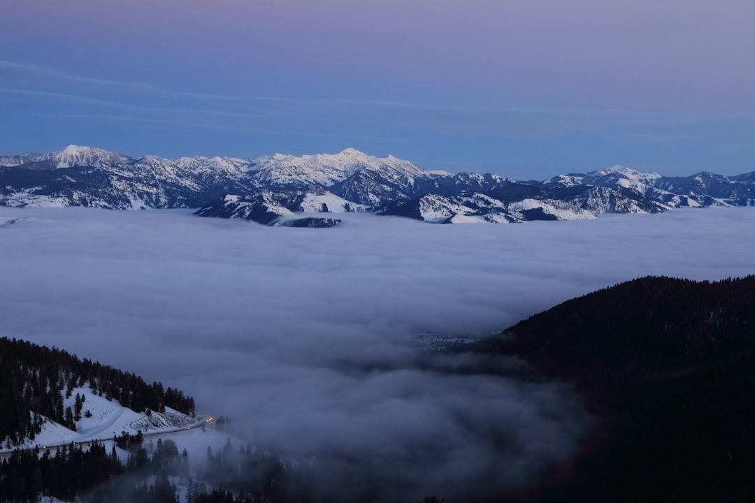 snow covered mountains during daytime