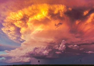 orange and gray clouds during sunset