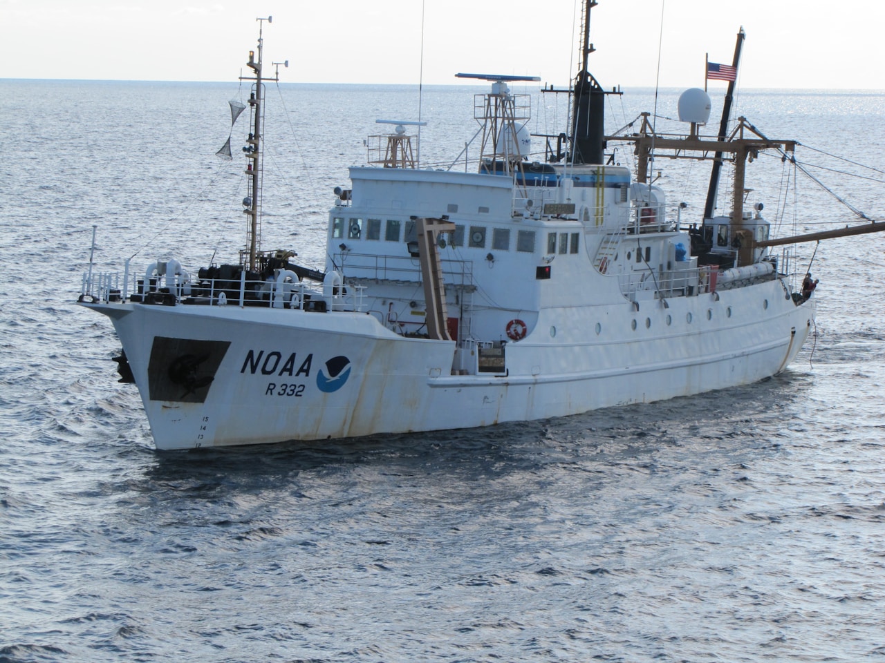 NOAA research vessel OREGON II - one of the Atlantic AMOC monitoring stations