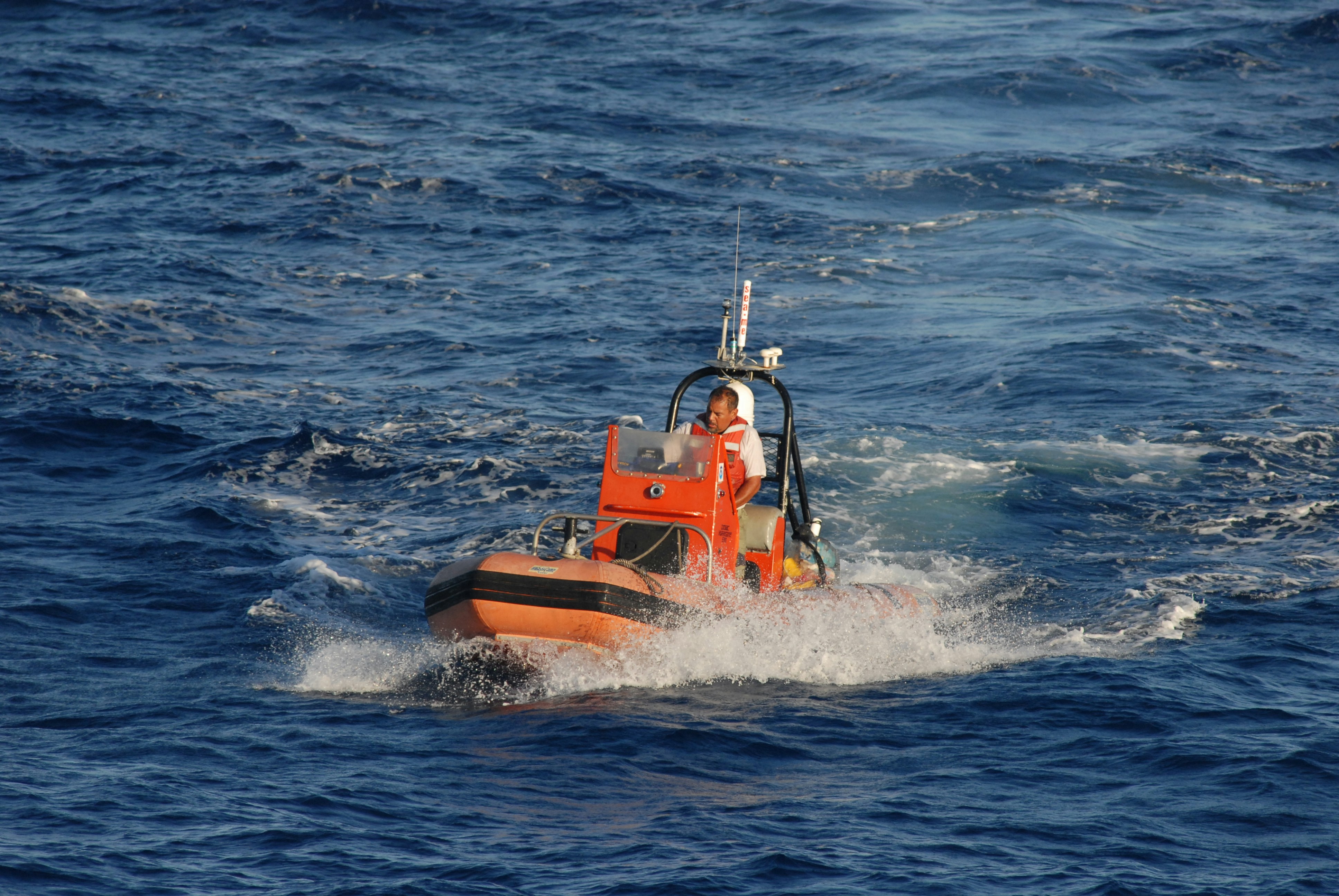 Small boat operations off the NOAA Ship DAVID STARR JORDAN