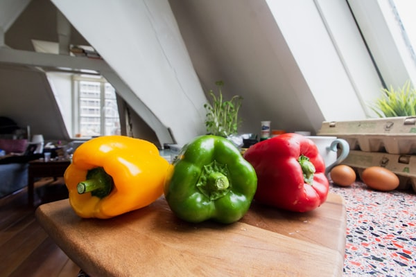 Roerei met Paprika en Kruiden