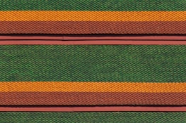 Rows of roofing samples showcasing different textures and vibrant colors in natural light.