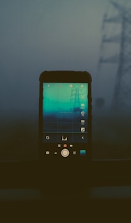 white android smartphone displaying icons