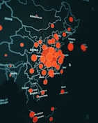 red and black heart illustration