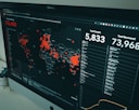 black flat screen computer monitor