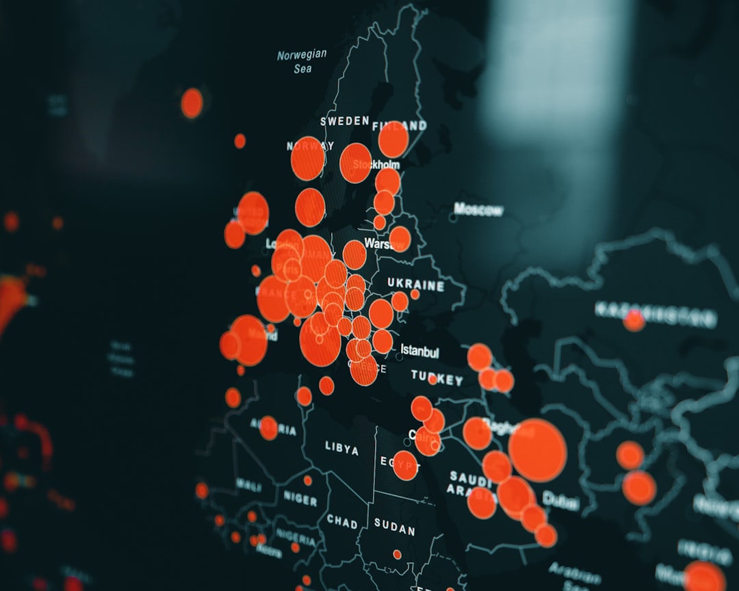 Coronavirus coverage as of 3/15/2020. Heatmap by the Center for Systems Science and Engineering (CSSE) at John Hopkins University  - https://gisanddata.maps.arcgis.com/apps/opsdashboard/index.html#/bda7594740fd40299423467b48e9ecf6 
(IG: @clay.banks)