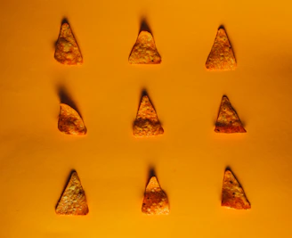 brown star shaped cookies on white surface