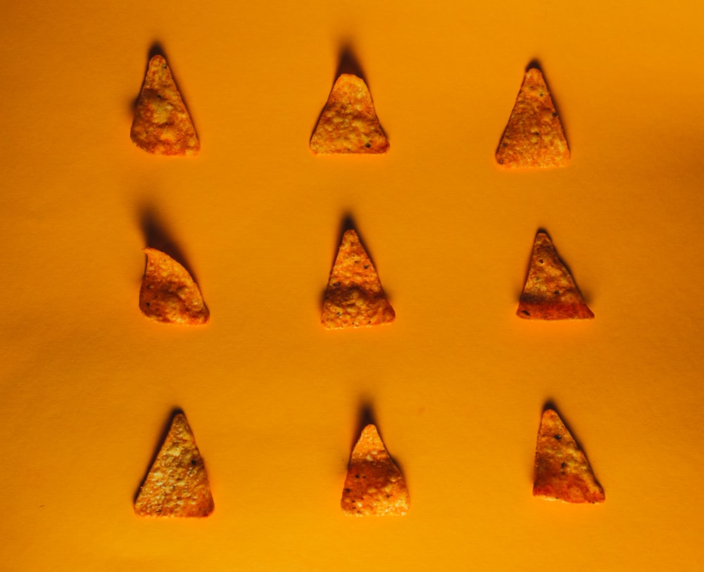 brown star shaped cookies on white surface