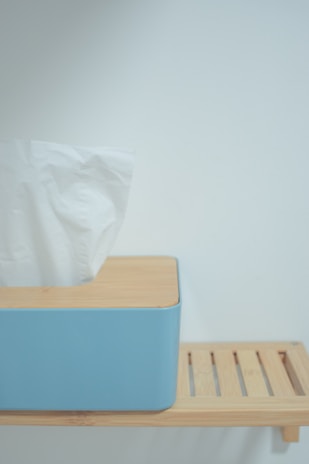 A beautifully crafted leather tissue box cover showcasing elegant design.
