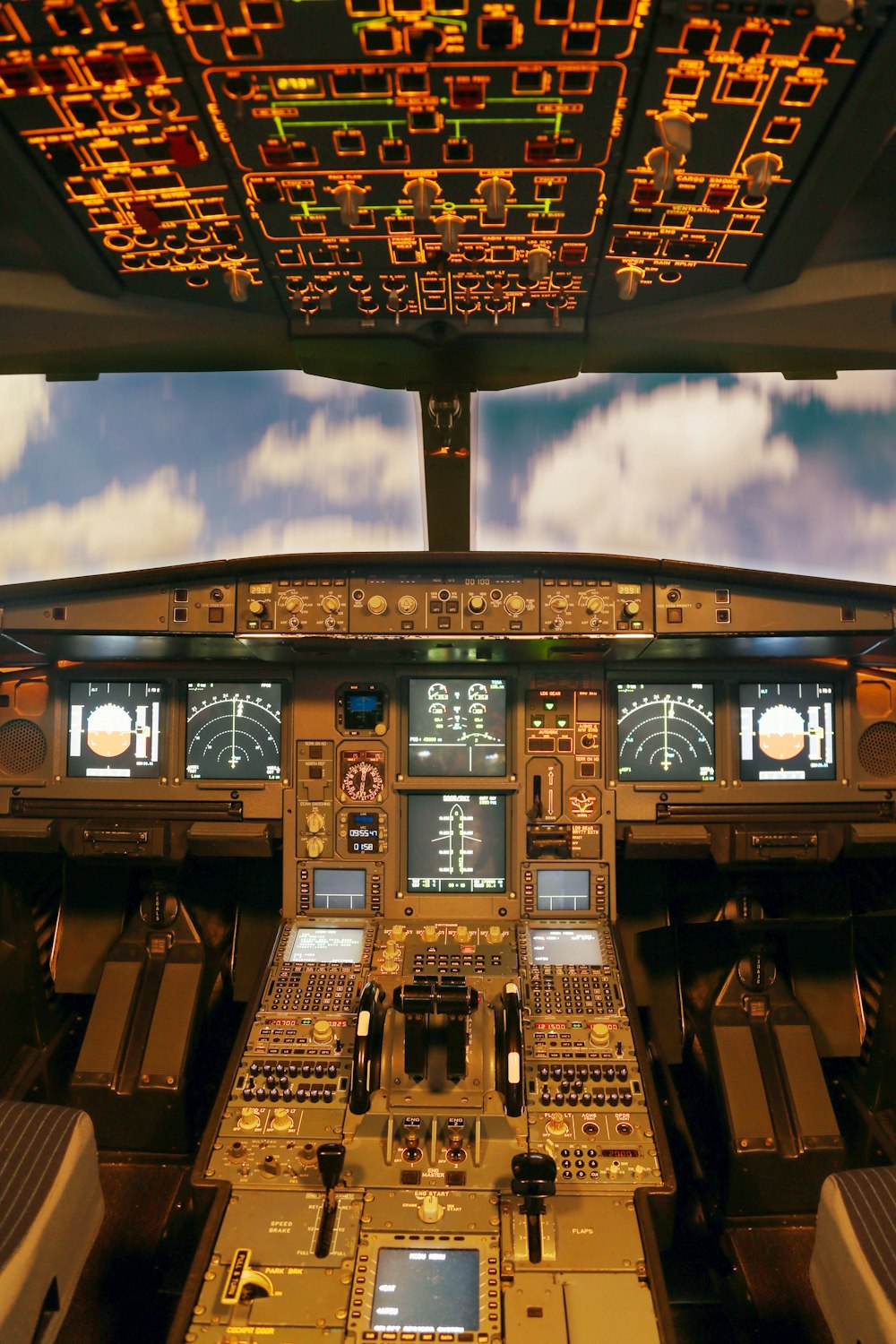 boeing 737 cockpit wallpaper