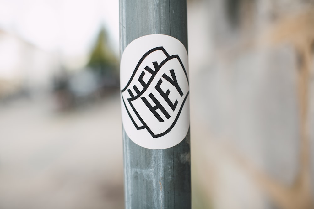 black and white bicycle sign